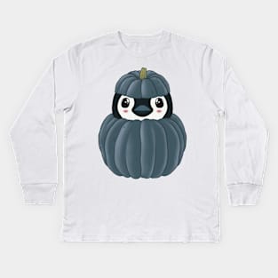 Pumpkin penguin  - Halloween Kids Long Sleeve T-Shirt